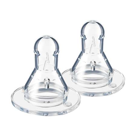 Соска Be Baby Anti-Colic силикон M (медленный поток) 2 шт.