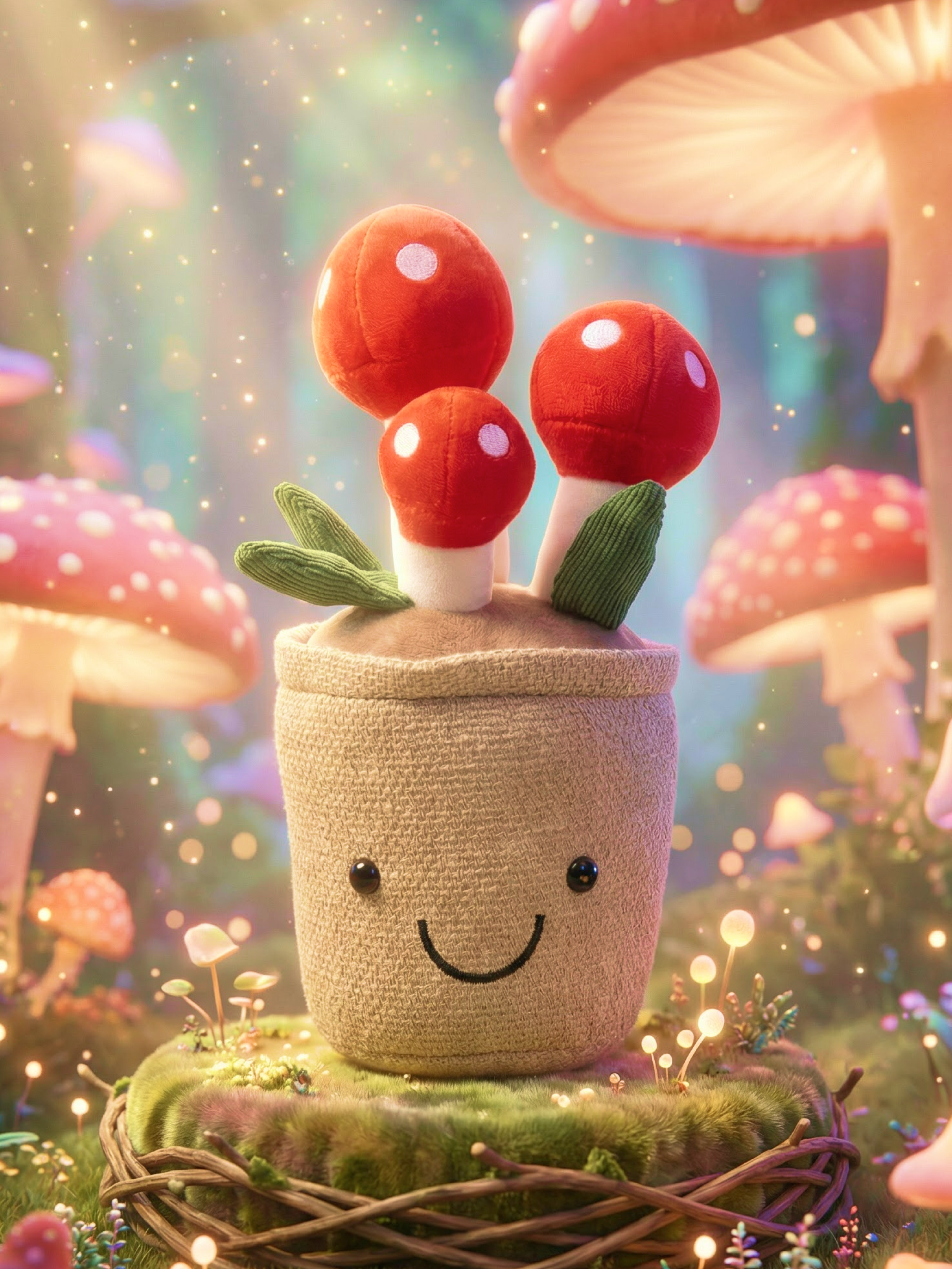 Мягкая игрушка Ball Masquerade Мухоморы красные - фото 8