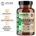 Коллаген комплекс OVER Бад для кожи волос и ногтей 90 капсул