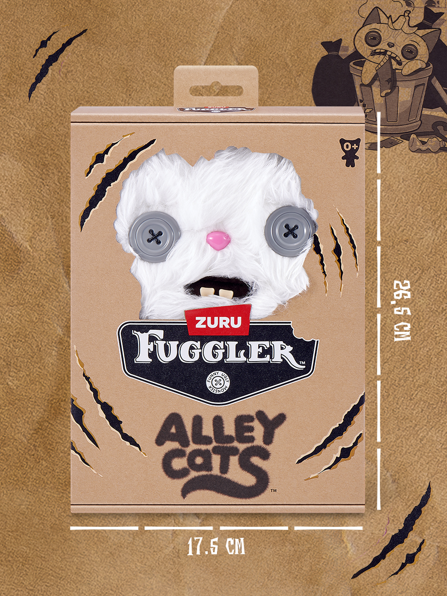 Мягкая игрушка Zuru FUGGLER Дикие коты Персидский кот - фото 3