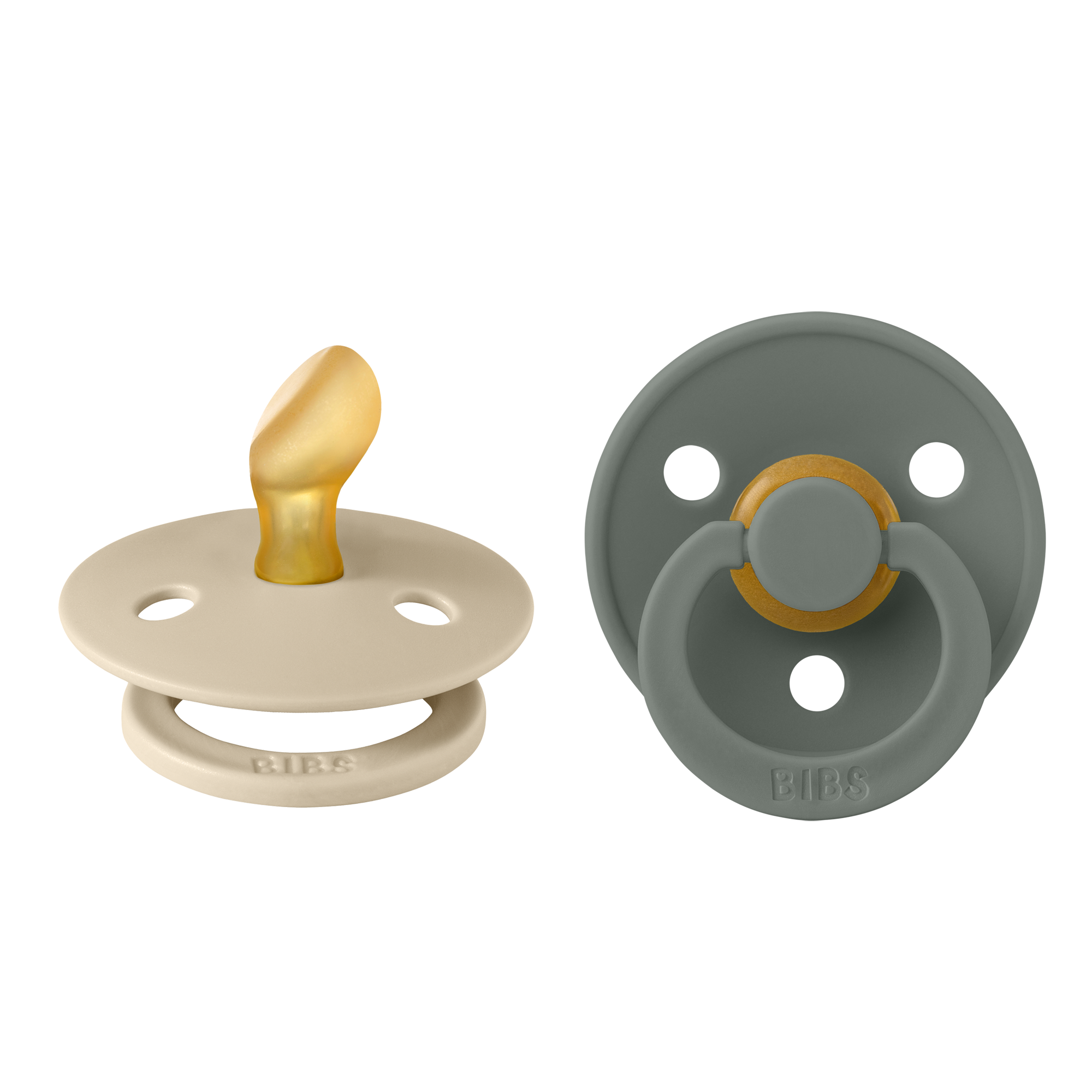 Пустышка BIBS латекс от 0 мес. 2 шт. - фото 1