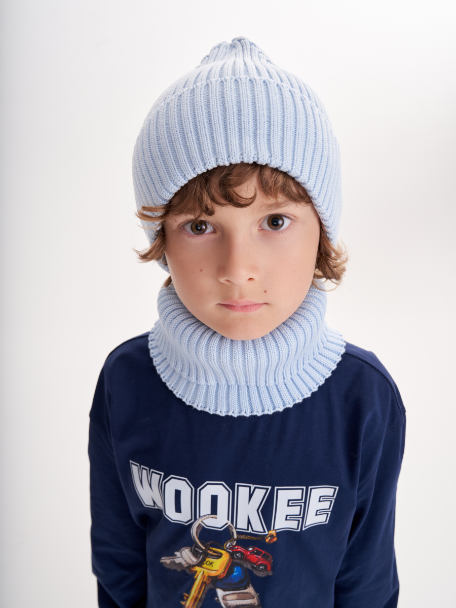 Комплект wookee Шапка_СнудГолубой - фото 12