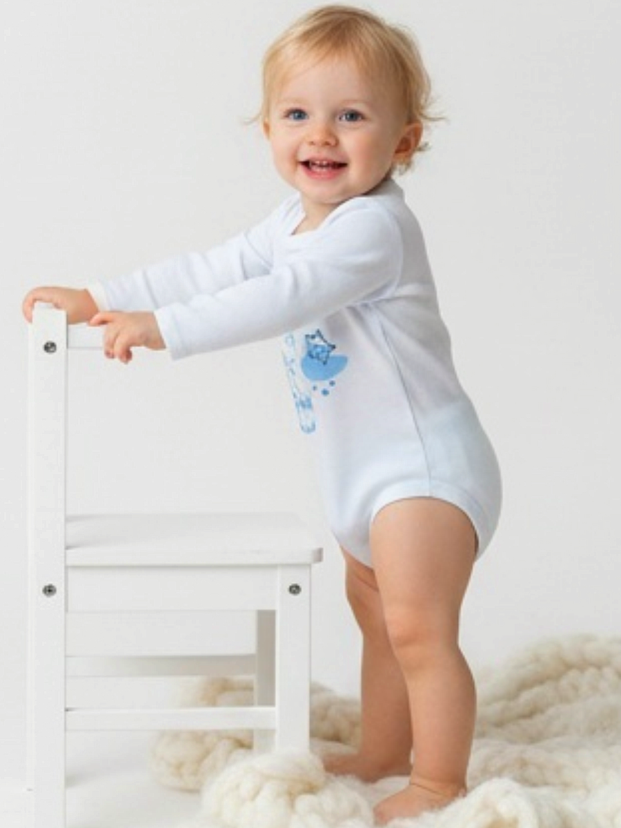 Боди Linas baby 1490-9 Синий - фото 3