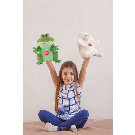 Игрушка мягкая Trudi на руку Лягушка 23 см