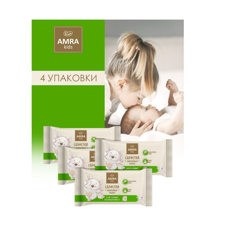 Влажные салфетки Amra для интимной гигиены 80 шт.