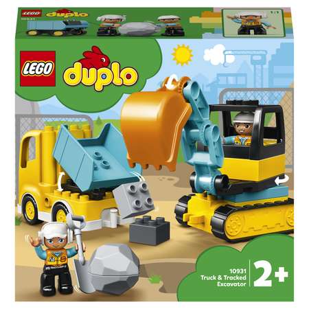 Конструктор LEGO DUPLO Грузовик и экскаватор блочный