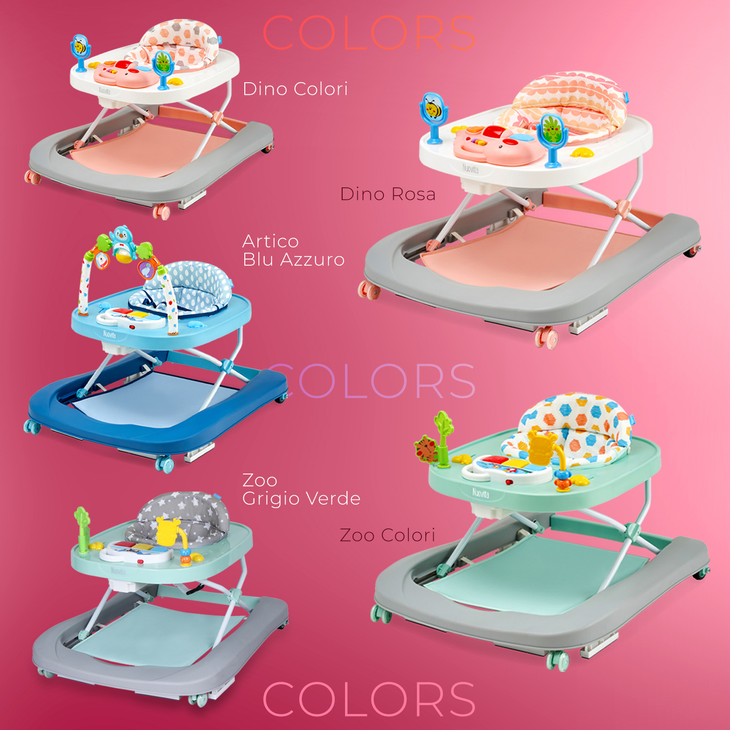 Ходунки Nuovita Avvio Dino - фото 7