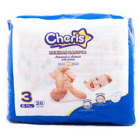 Подгузники Cheris 3 26 шт.