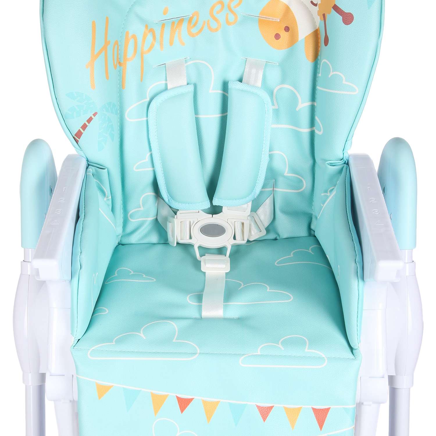 Стульчик для кормления Babyton Happy Animals Blue классический - фото 14