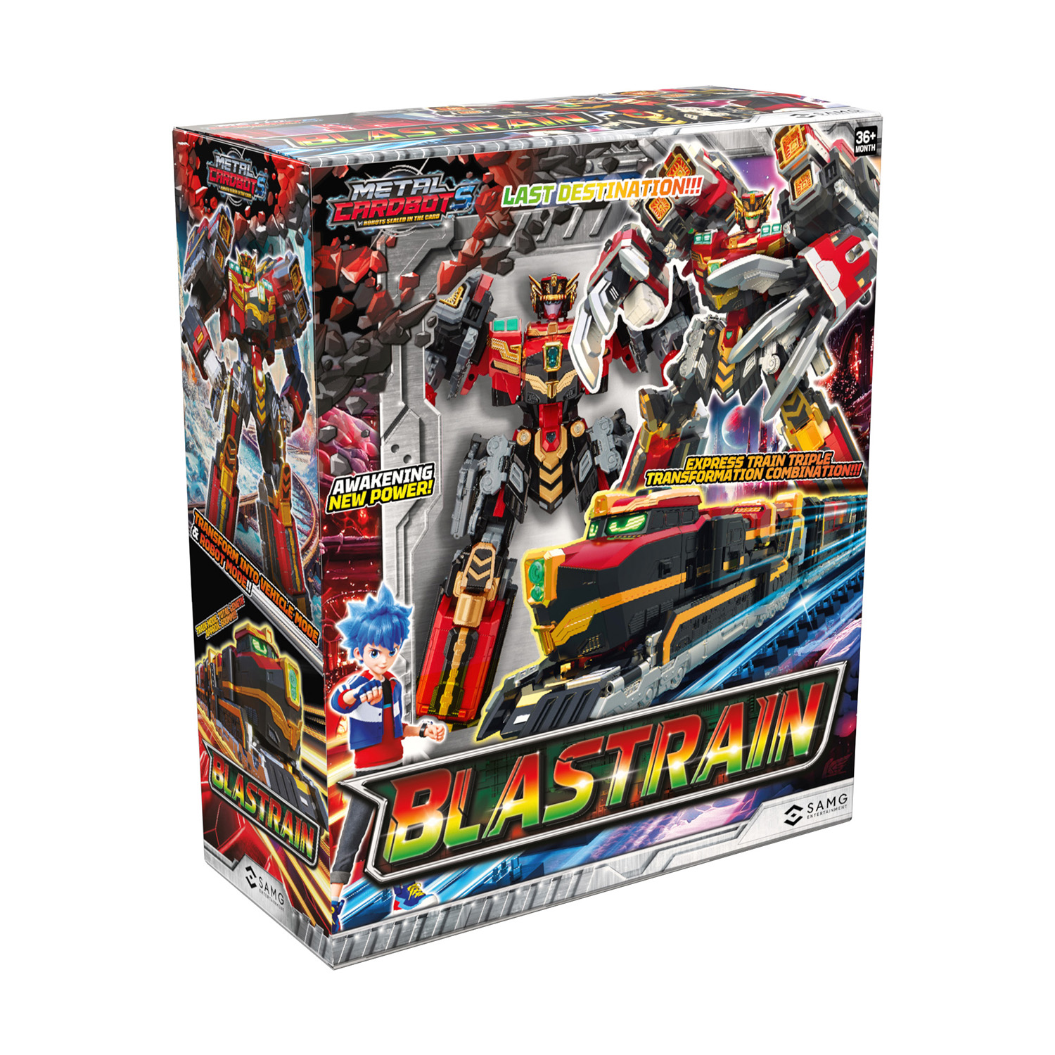 Игровой набор METAL-CARDBOT Бластрейн - фото 8