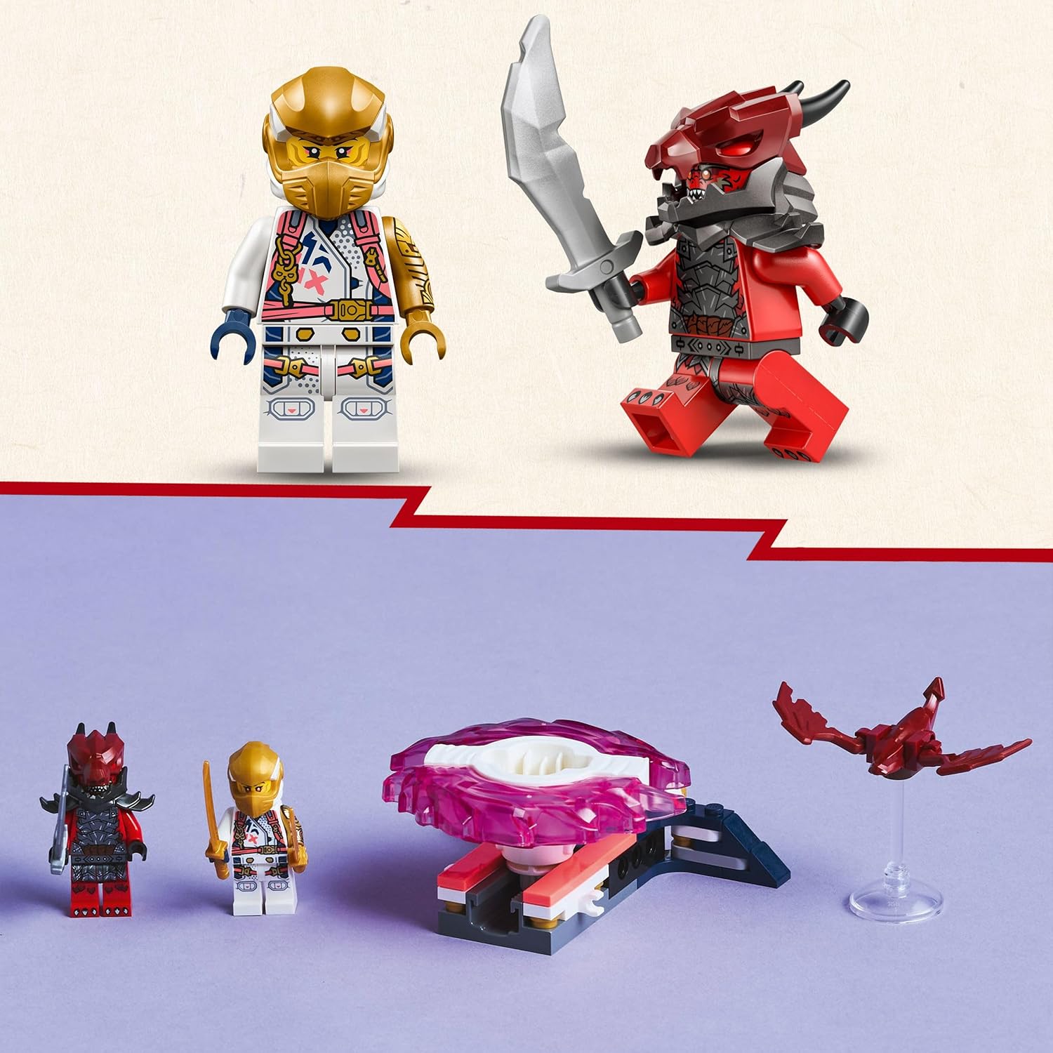 Конструктор LEGO NINJAGO Спиннер Кружитцу Дракона Соры - фото 4