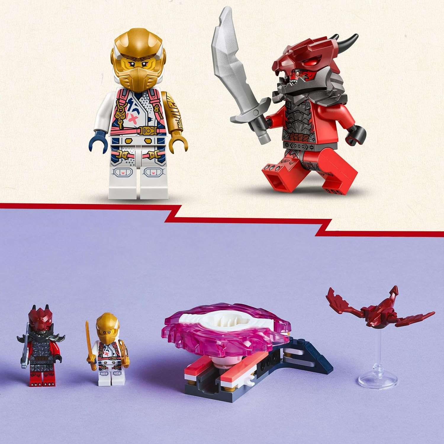 Конструктор LEGO NINJAGO Спиннер Кружитцу Дракона Соры 56 дет. - фото 4