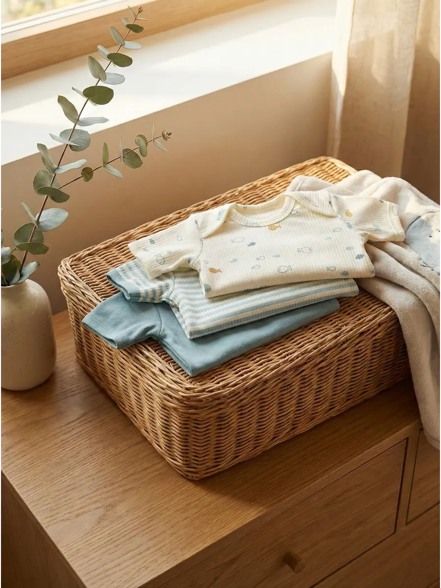 Футболки 3 шт Супер Пупс нбр/3пр/футб/голубыерыбки - фото 14