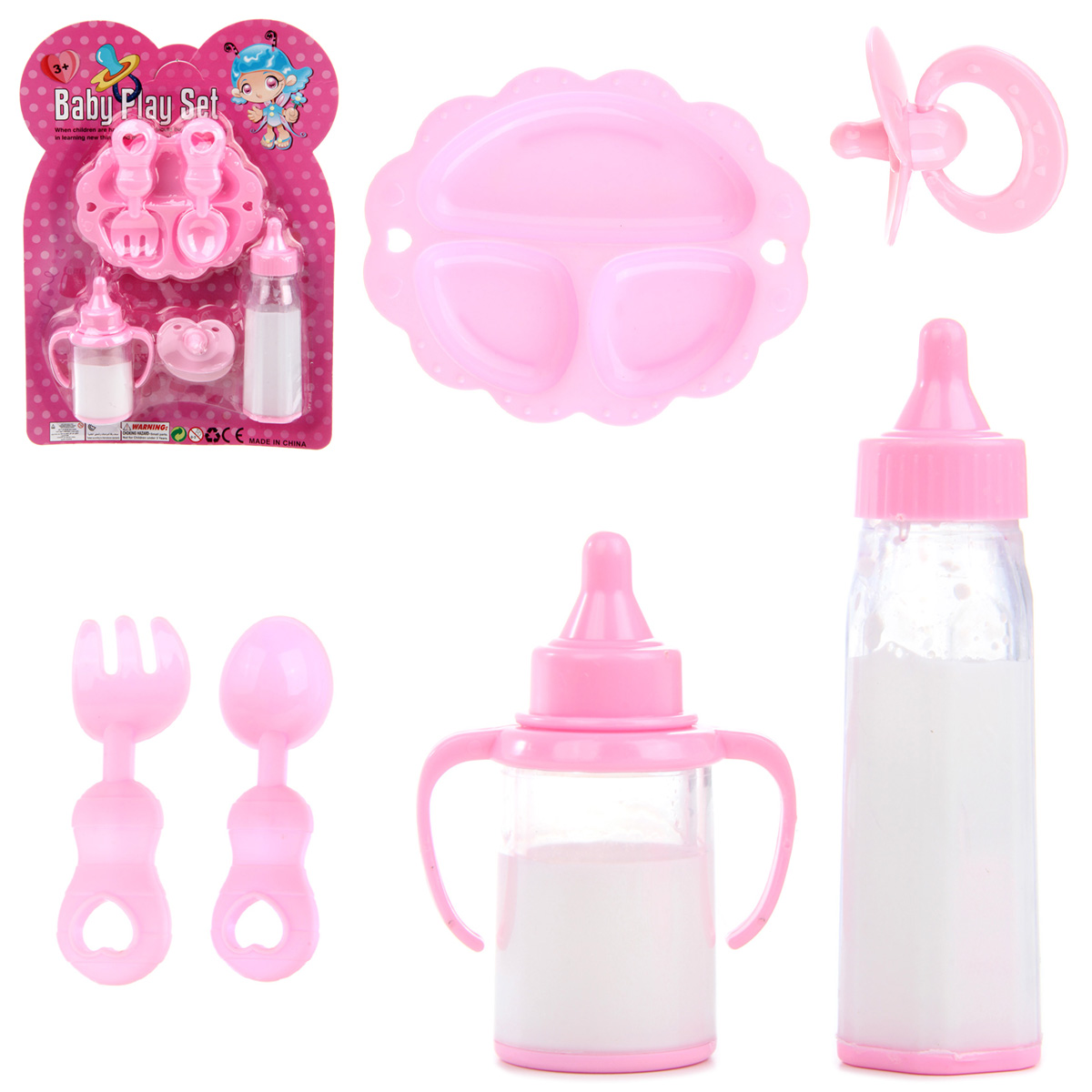 Аксессуар для кукол Veld Co бутылочка, посуда, пустышка 117872 - фото 1