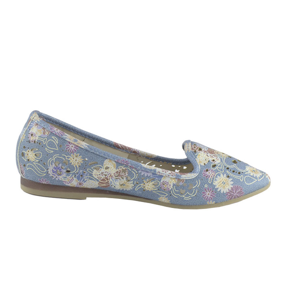 Балетки BEST.A 957614/03-03-OV BESTA Балетки для девочки,голубой - фото 2