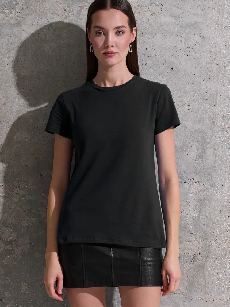 Футболка UZCOTTON W-F/Черная - фото 3