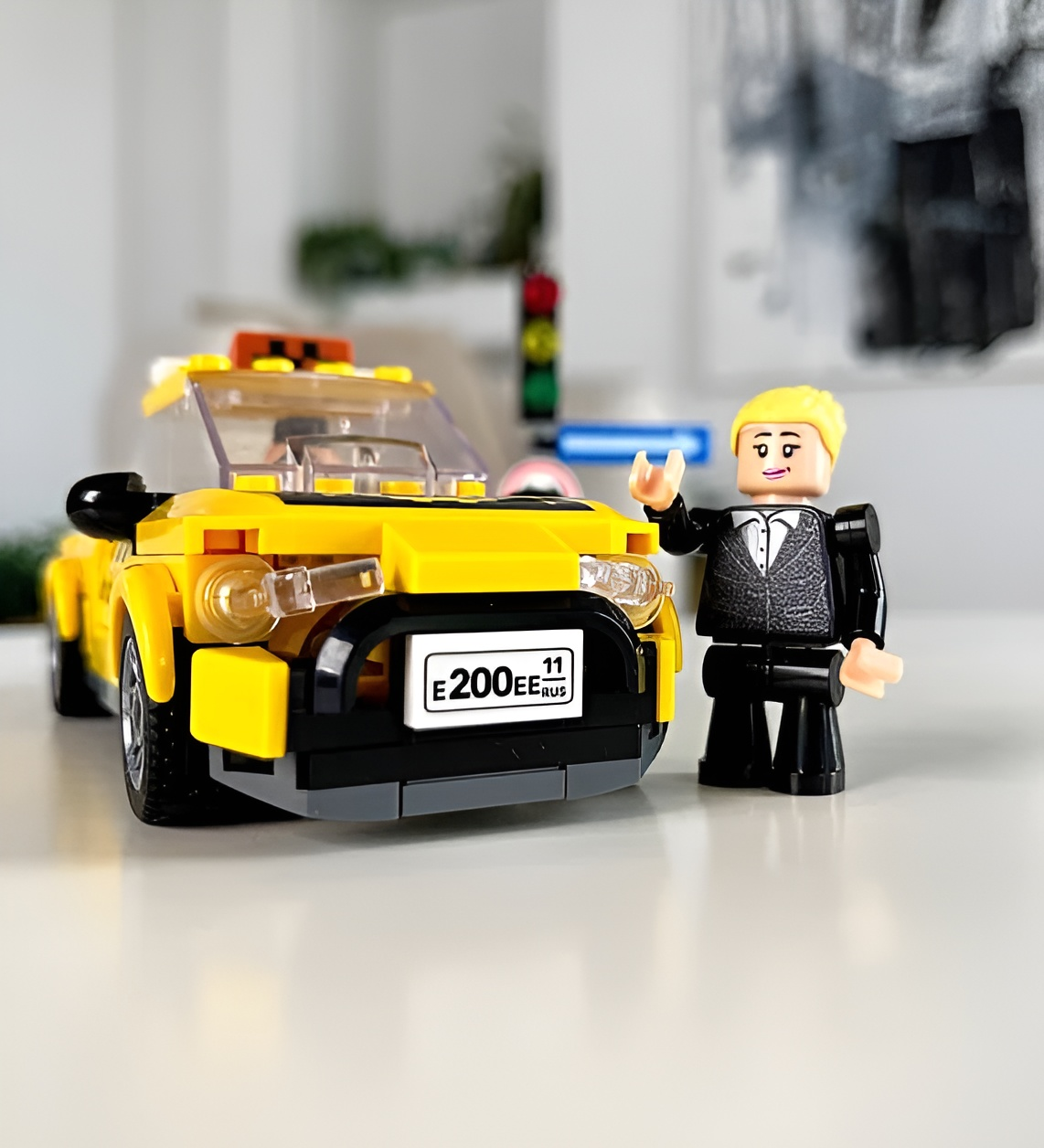 Конструктор brick labs такси 210 дет. - фото 3