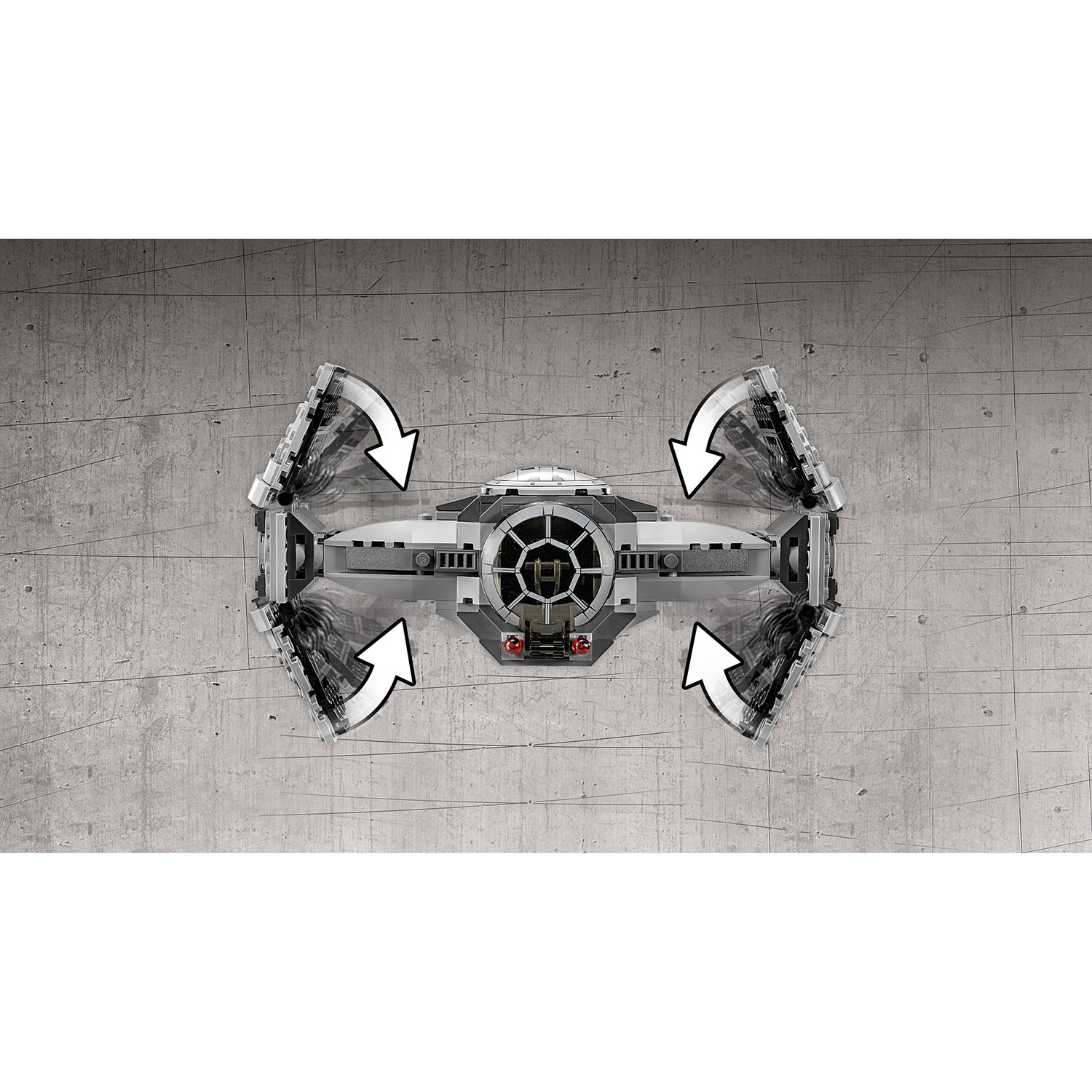 Конструктор LEGO Star Wars TIE Advanced Prototype блочный - фото 6