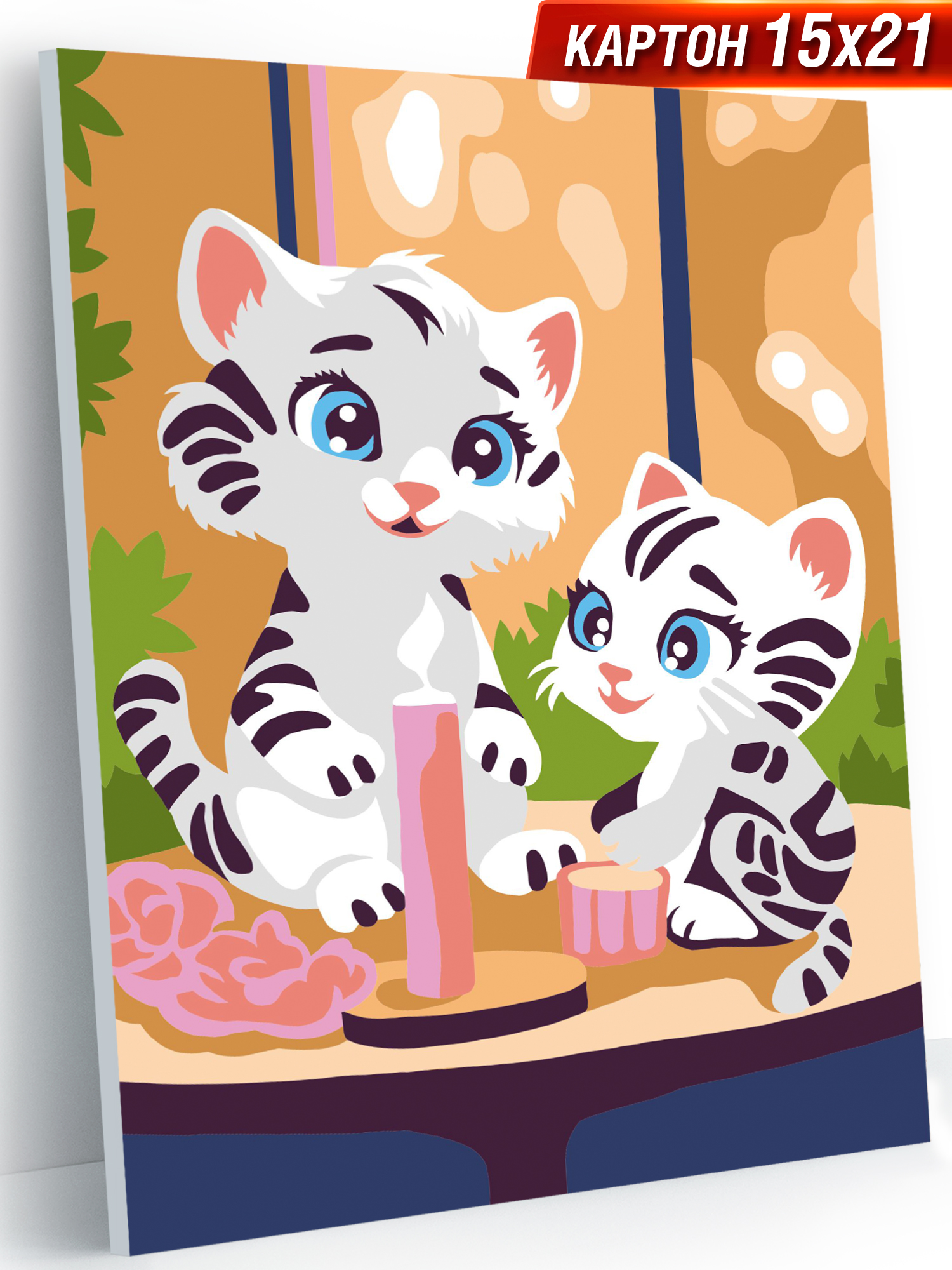 Картина по номерам Hobby Paint Котята в ассортименте - фото 1