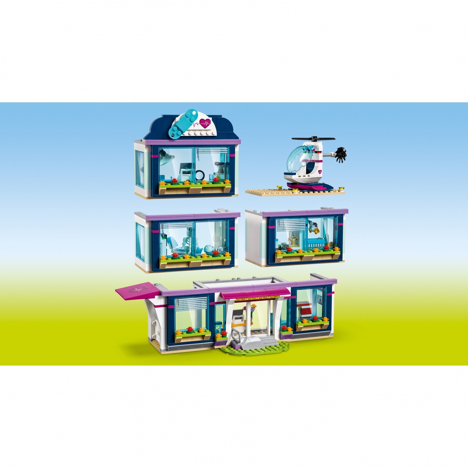 Конструктор LEGO Friends Клиника Хартлейк-Сити блочный - фото 9