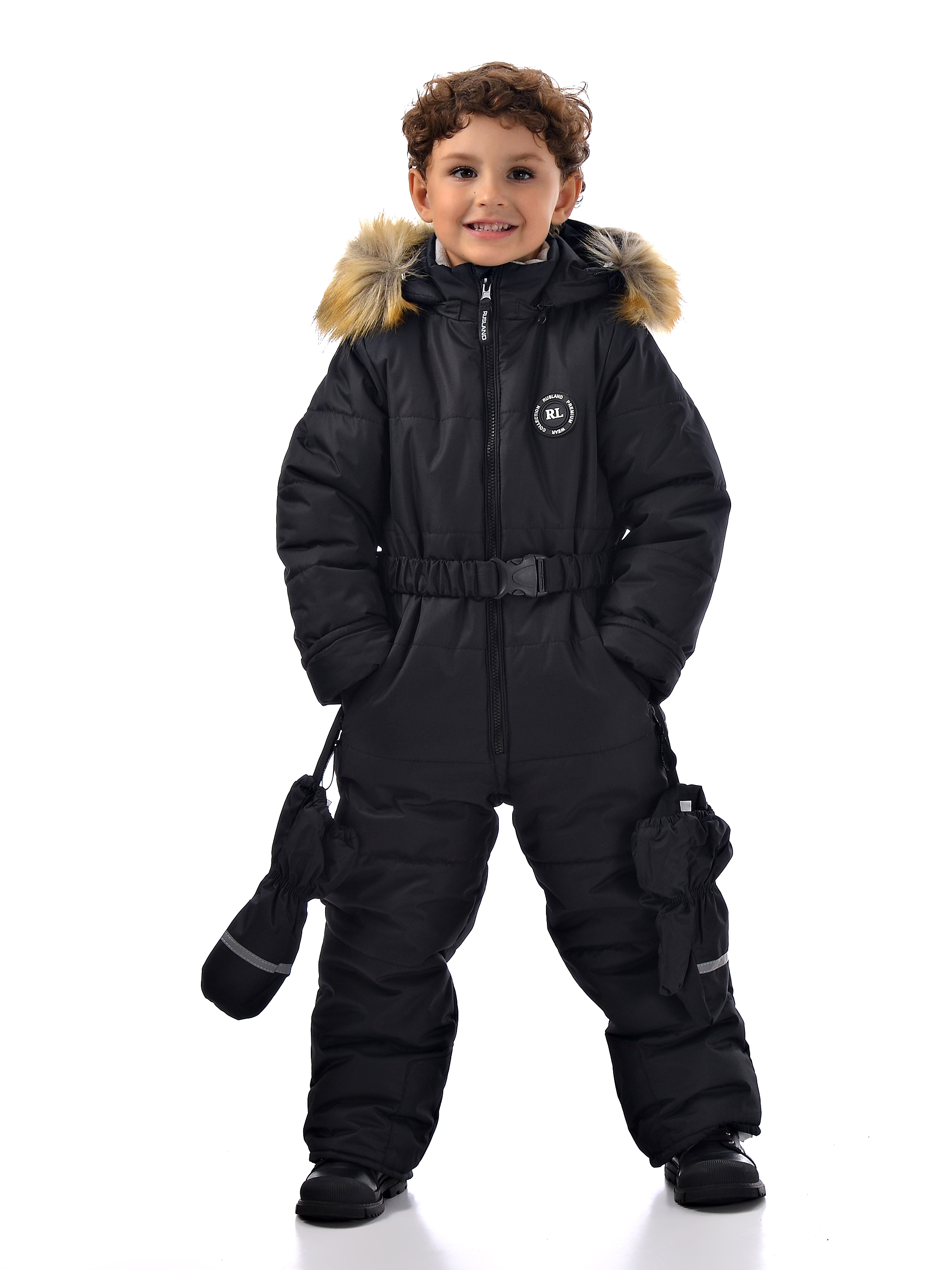 Комбинезон Rusland мз-комбинезон-31-22-глория-черный 116-140 - фото 7