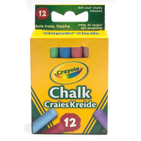 Мел сухой Crayola 12 шт.