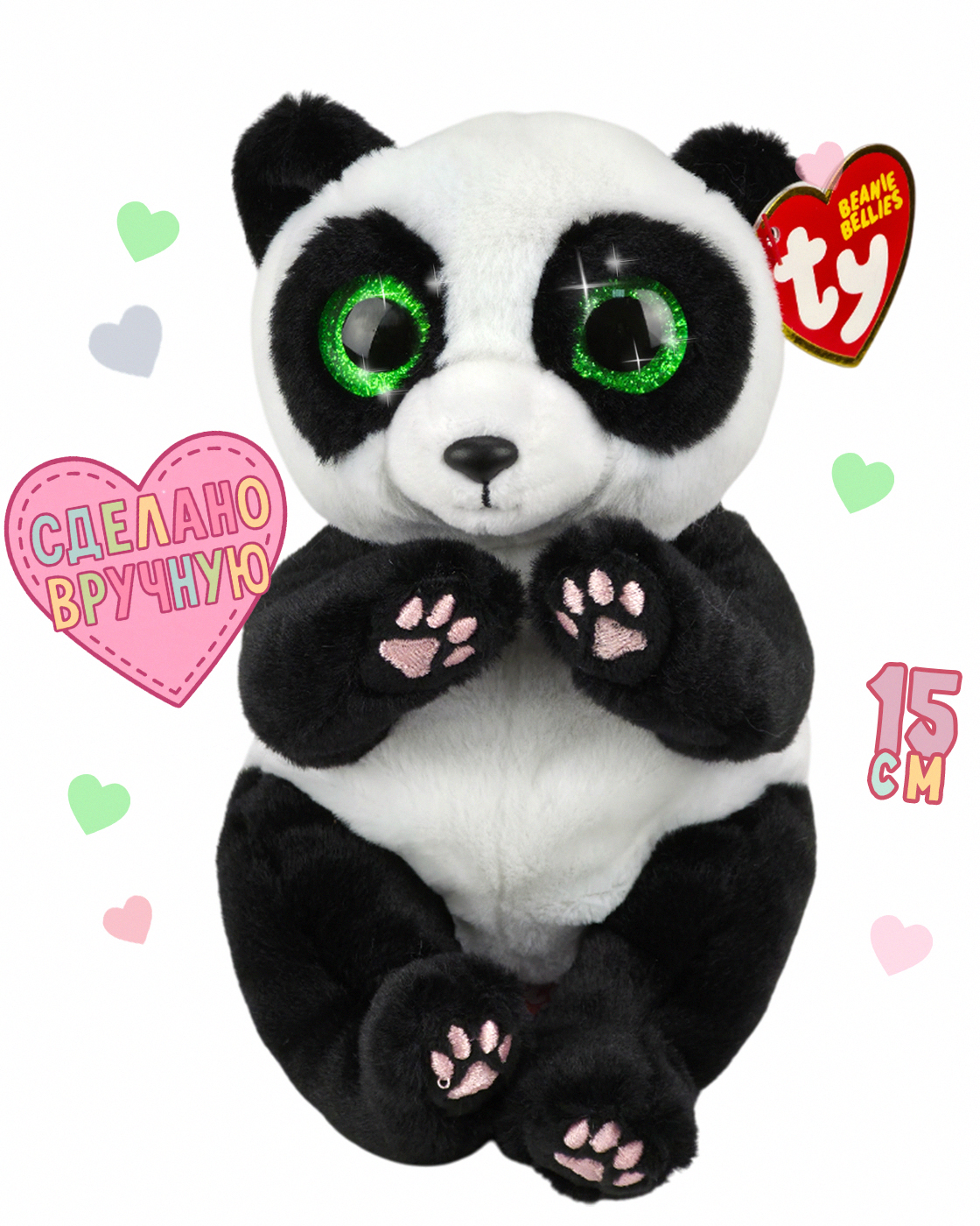 Мягкая игрушка TY панда - фото 1