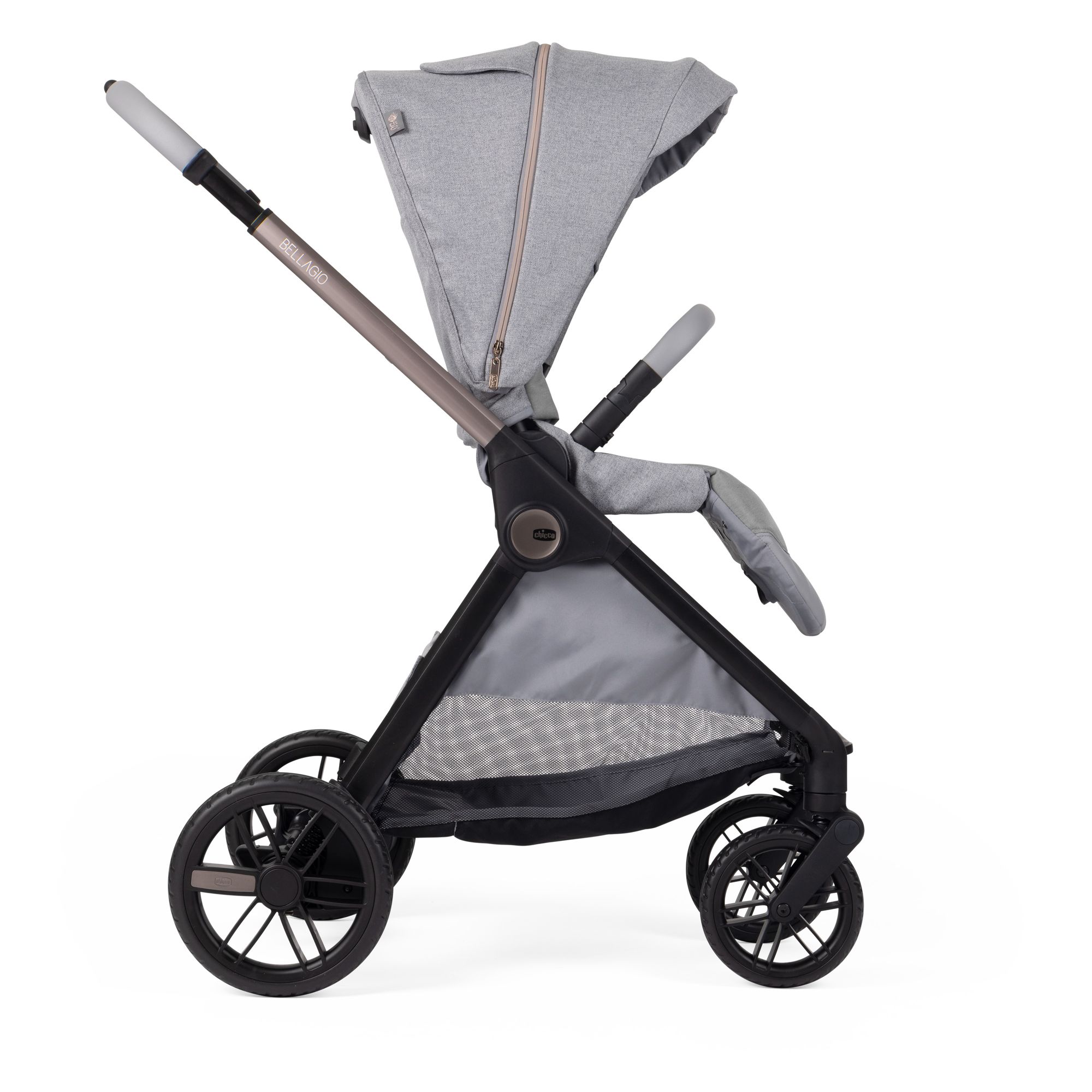 Коляска прогулочная Chicco серый - фото 23