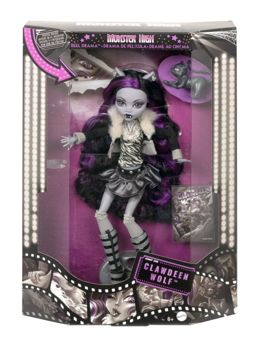 Кукла модельная Monster High Клодин Вульф высота 27 см HKN28 - фото 4