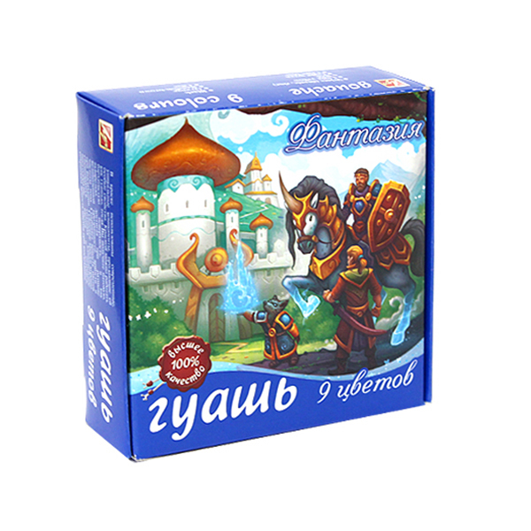 Краски гуашь Луч 9 цв. - фото 1