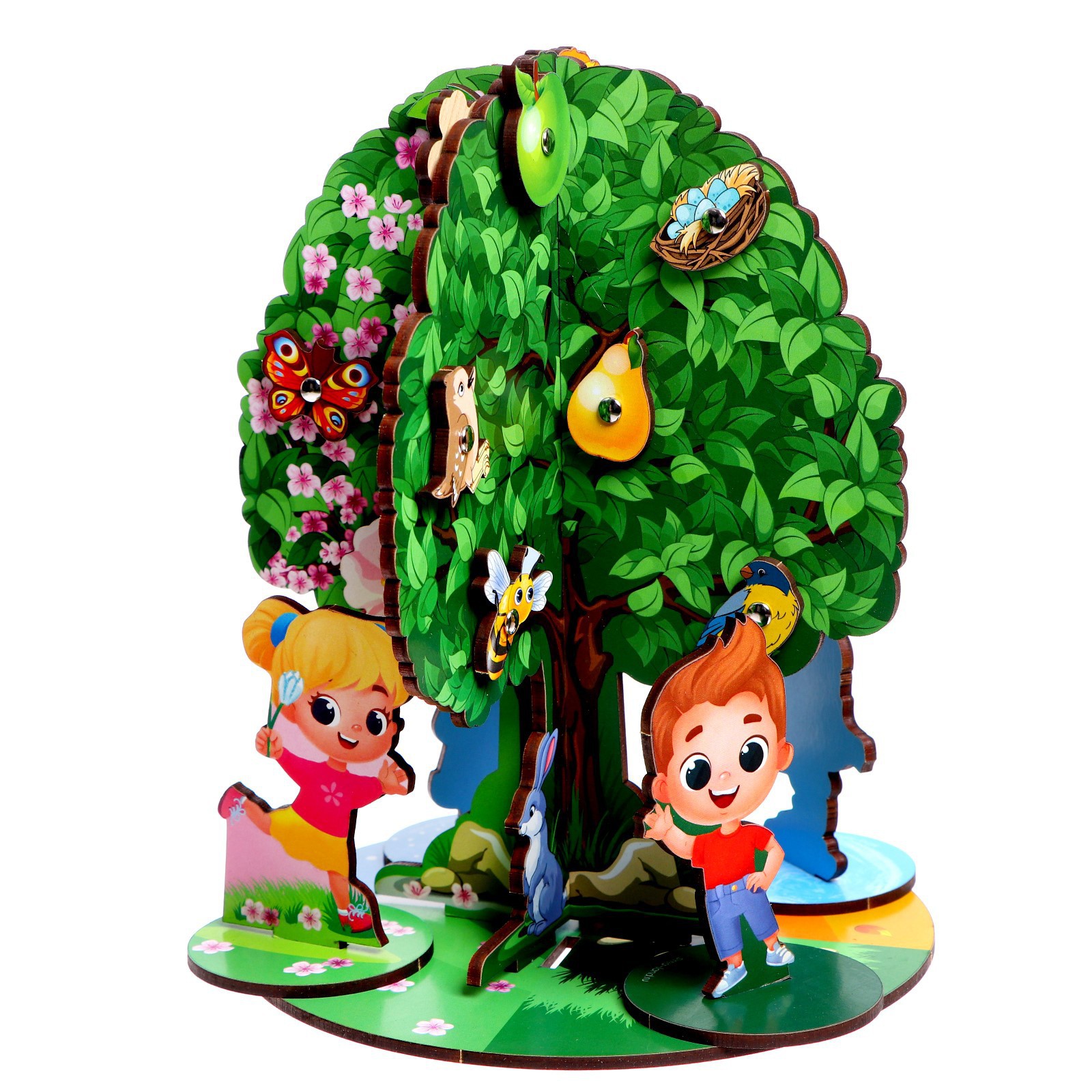 Настольная игра Лесная мастерская Магнитная яблоня - фото 5