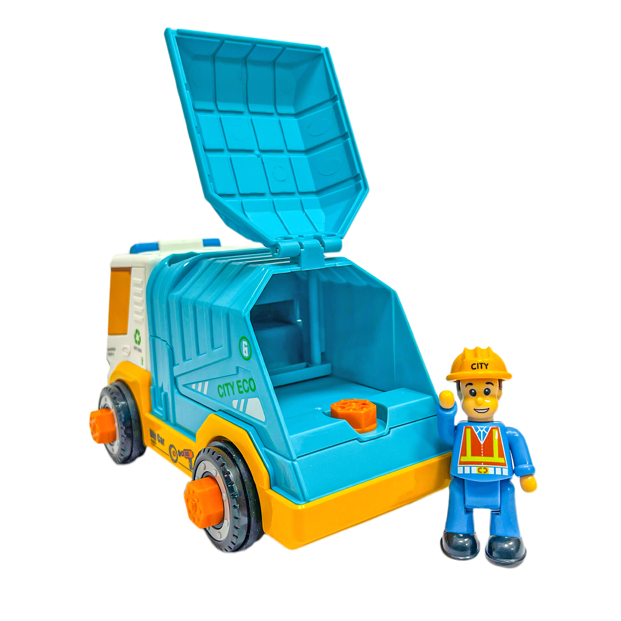 Конструктор SHARKTOYS Мусоровоз - фото 7