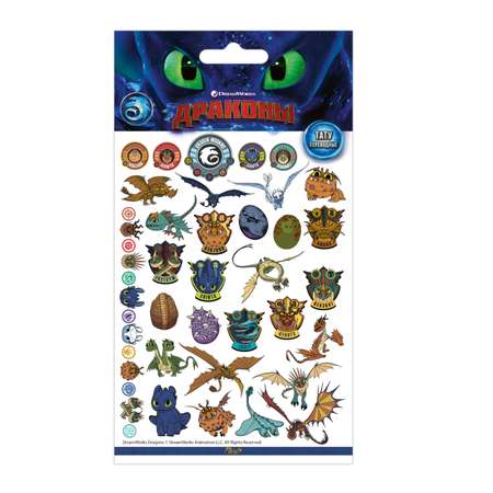 Временные татуировки PRIORITY Как приручить дракона