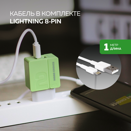 Сетевое зарядное устройство More Choice NC46i