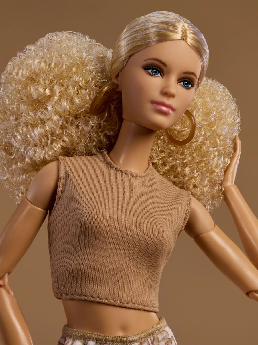 Кукла модельная Barbie Signature Базовая №7 Кудрявая блондинка высота 28 см JJX26 - фото 4