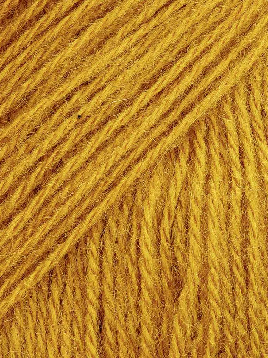 Пряжа Alize мягкая теплая для шарфов кардиганов Angora Gold 100 гр 550 м 5 мотков 02 шафран - фото 5