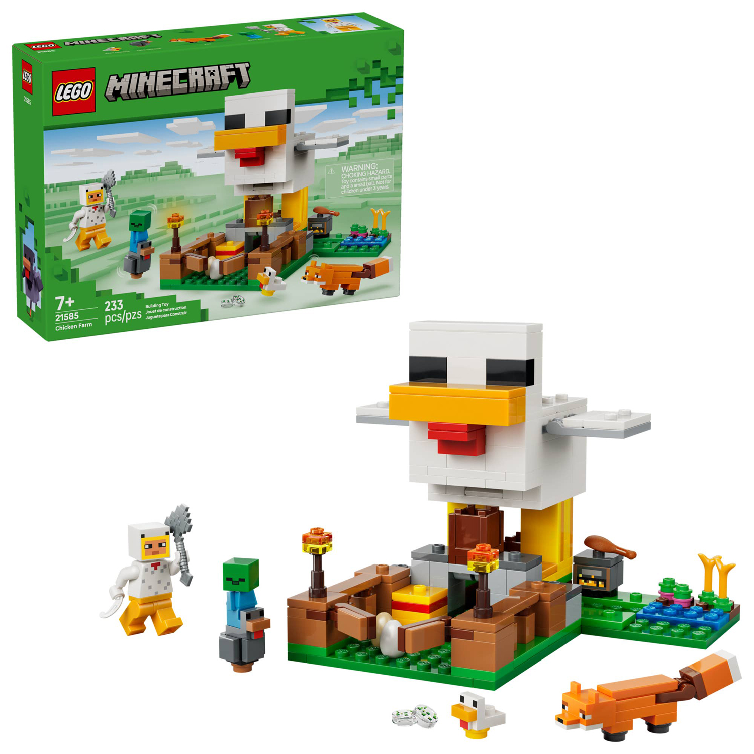 Конструктор LEGO Minecraft Куриная ферма 233 дет. - фото 1