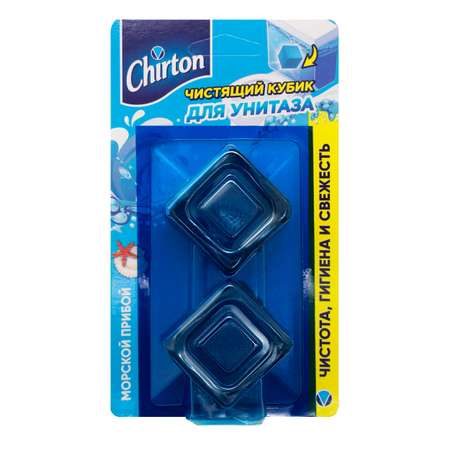 Чистящие таблетки для унитаза Chirton Морской Прибой 2 шт по 50гр