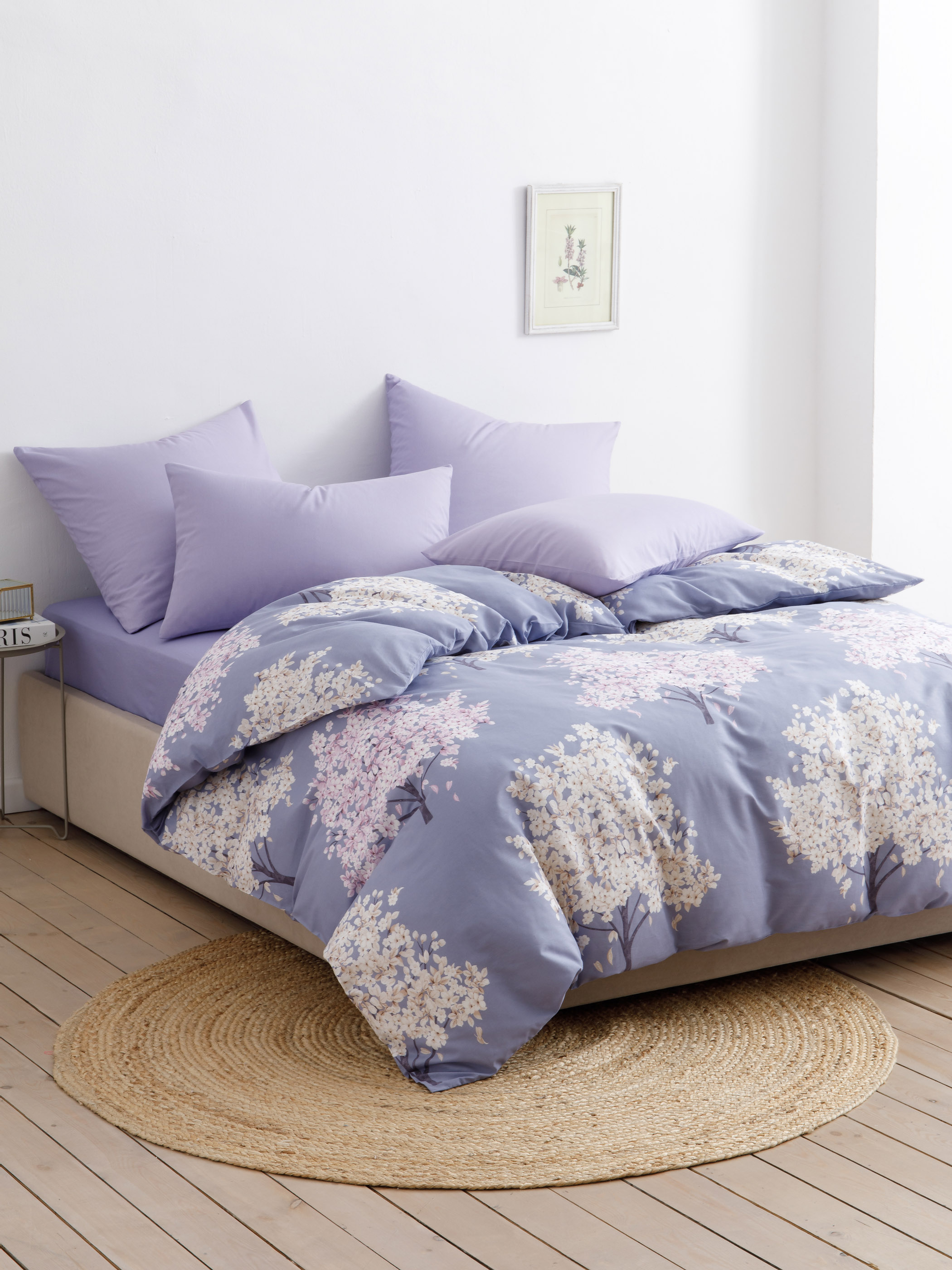 Комплект постельного белья Ночь Нежна Весенние деревья полутораспальный 4 предм. - фото 3