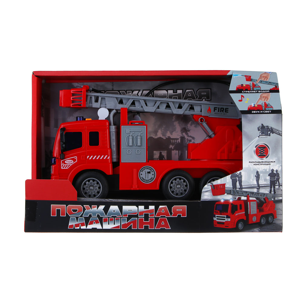 Пожарная машина Игроленд свет, звук, стреляет водой 292-452 - фото 3