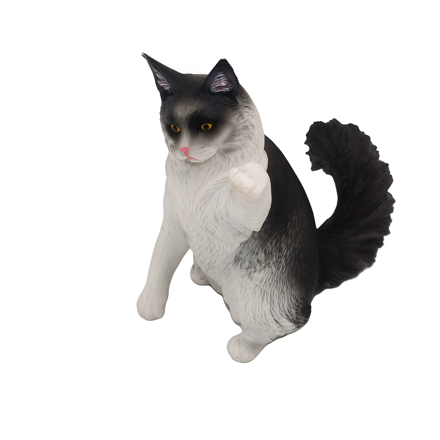 Фигурка Детское Время Кошка бело-серая (играет) - фото 2