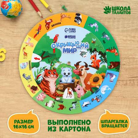 Карточки Школа Талантов Животные мира