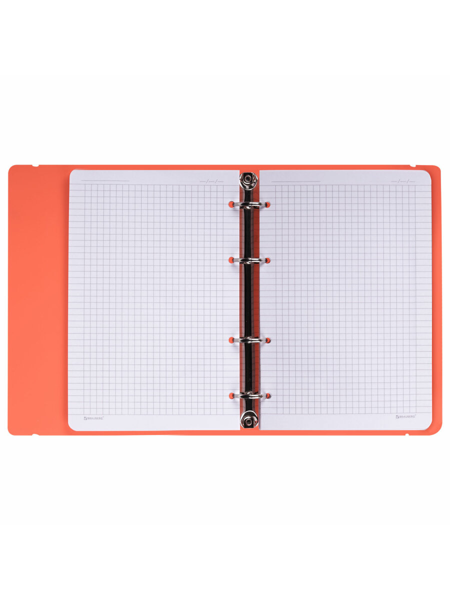 Тетрадь со сменным блоком Brauberg клетка 120 лист. - фото 9