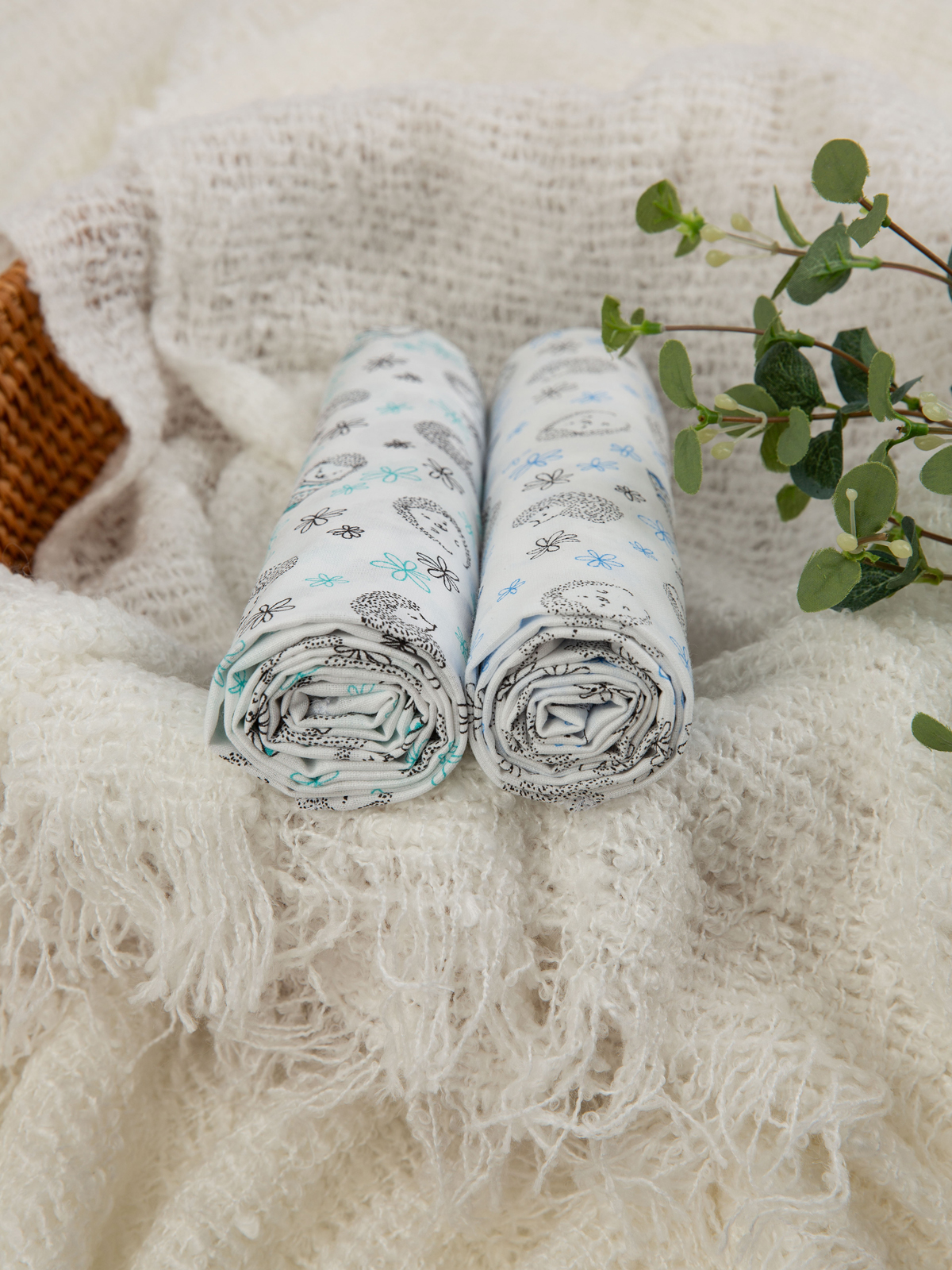 Пелёнка Чудо-Чадо Вариации ситец 95х120 см 2 шт. - фото 3