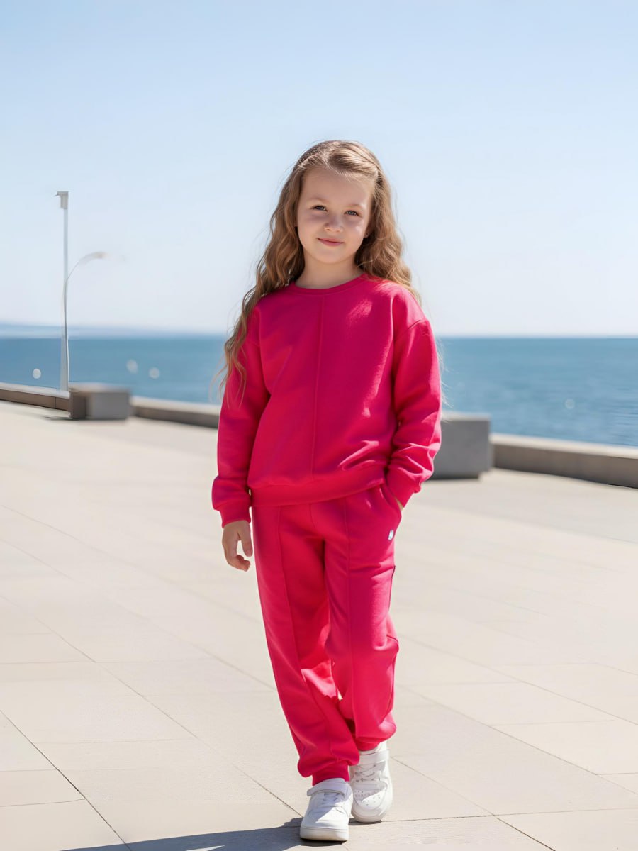 Костюм спортивный VEDDI 2260/6041фп-2024-9-12 фуксия - фото 4