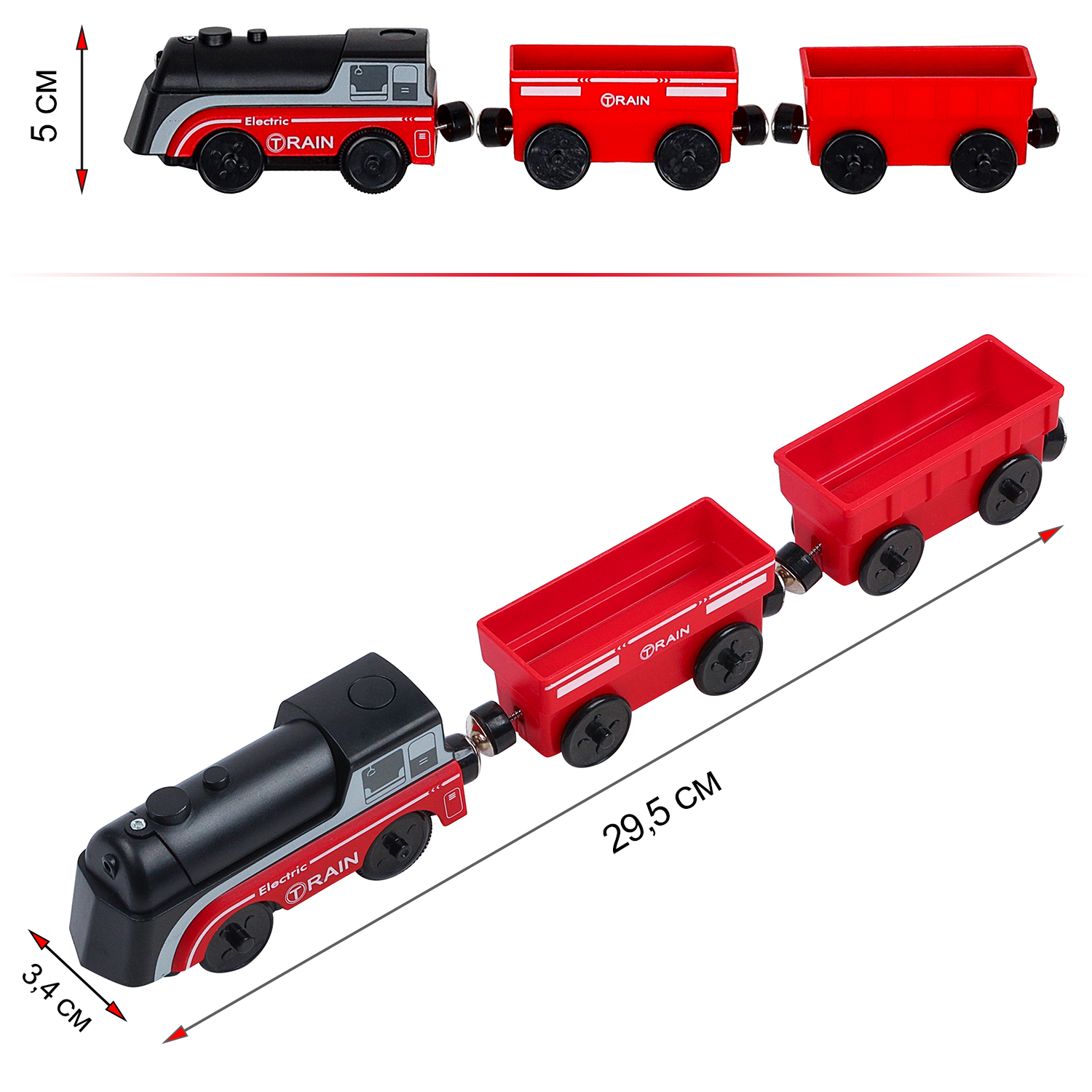Набор железнодорожный Givito G211-021 - фото 12