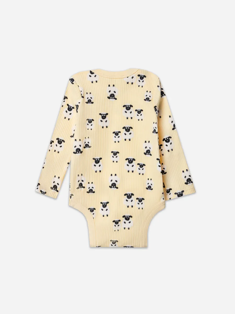 Боди 2 шт Mark Formelle (Марк Формэль) 13018-2/барашки на абрикосовом +звездочки на сером - фото 12