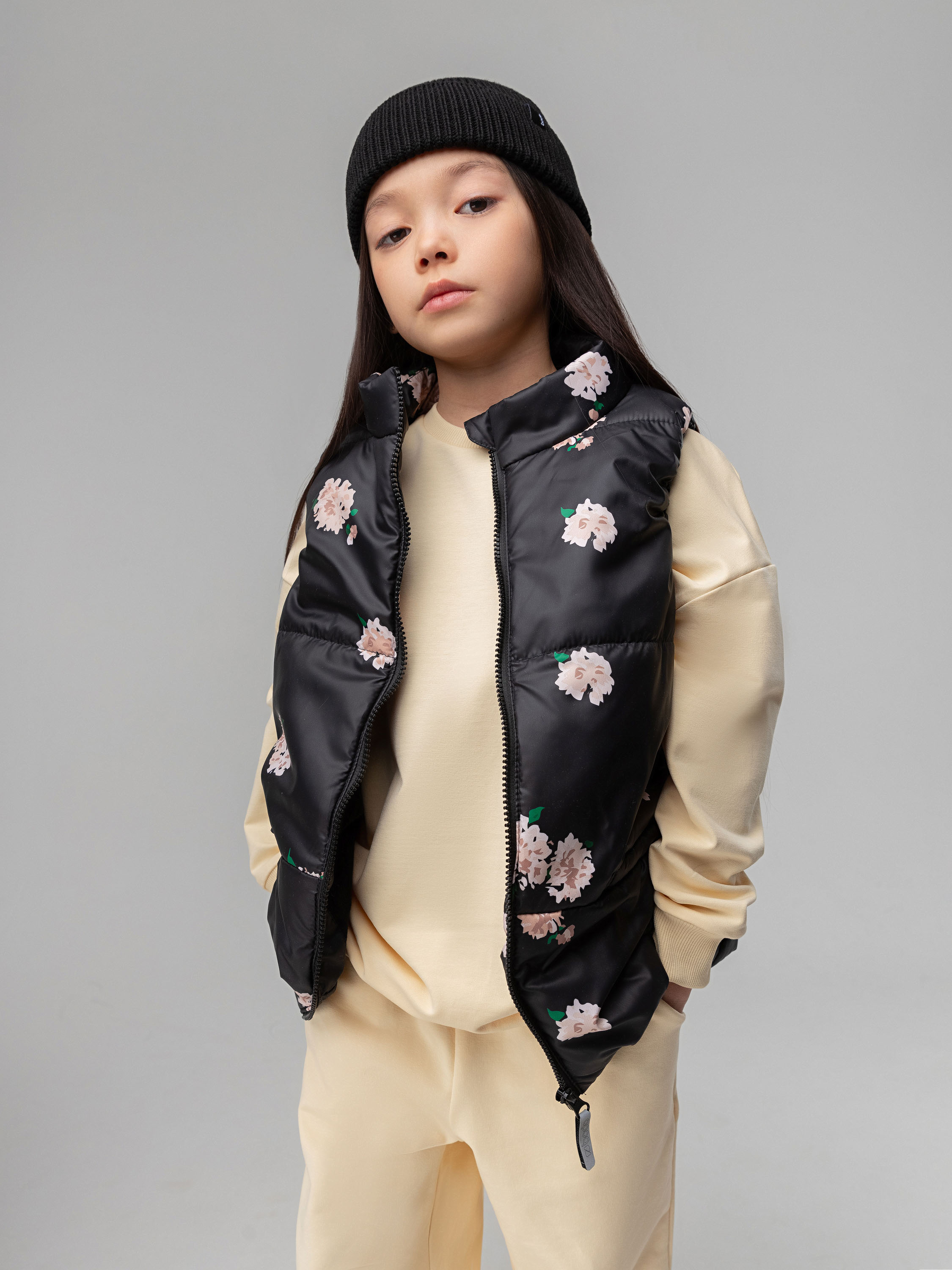 Жилет Bodo 14-84MU_черный (розовый) - фото 6