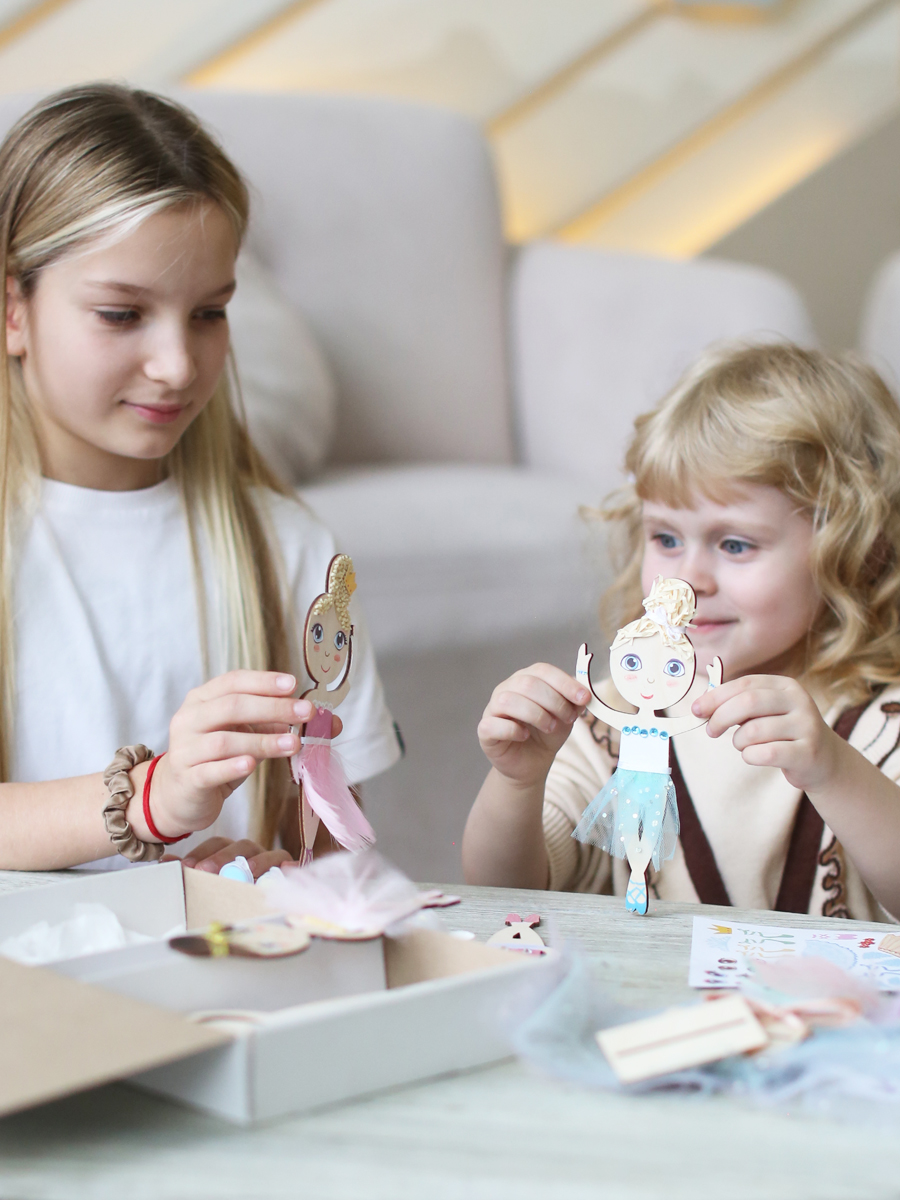 Набор для творчества HappyLine аппликация фигурки из дерева - фото 15