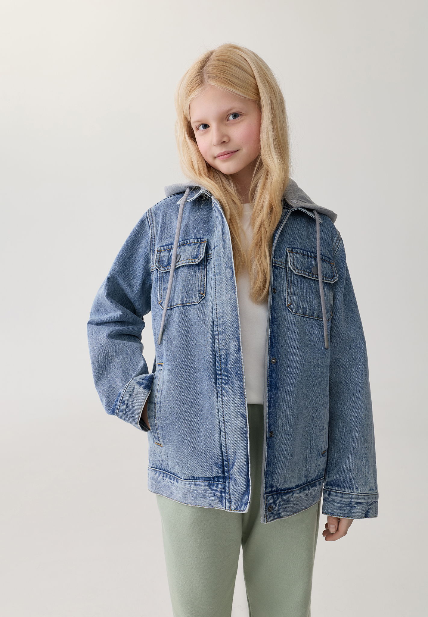 Джинсовая куртка Lassie 73206113-6140 - фото 1